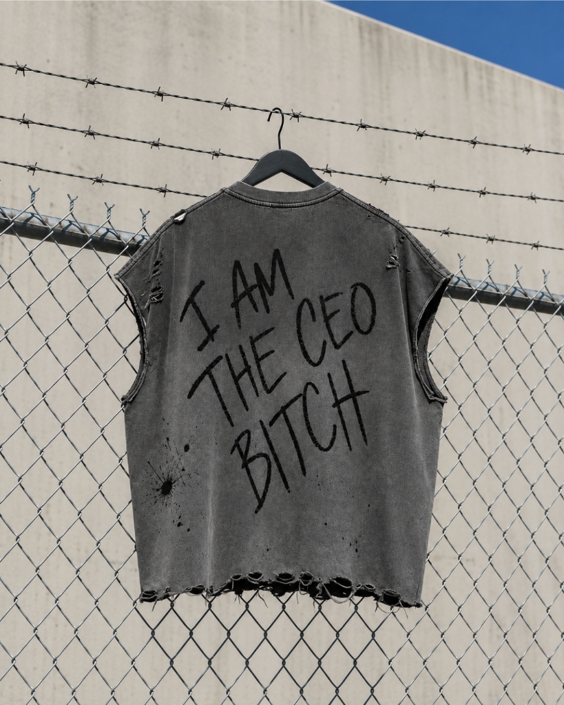 CEO Vest on Fence